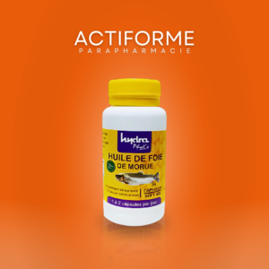 Huile de Foie de Morue – Oméga-3, Vitamine D & Santé Osseuse | 36 Capsules