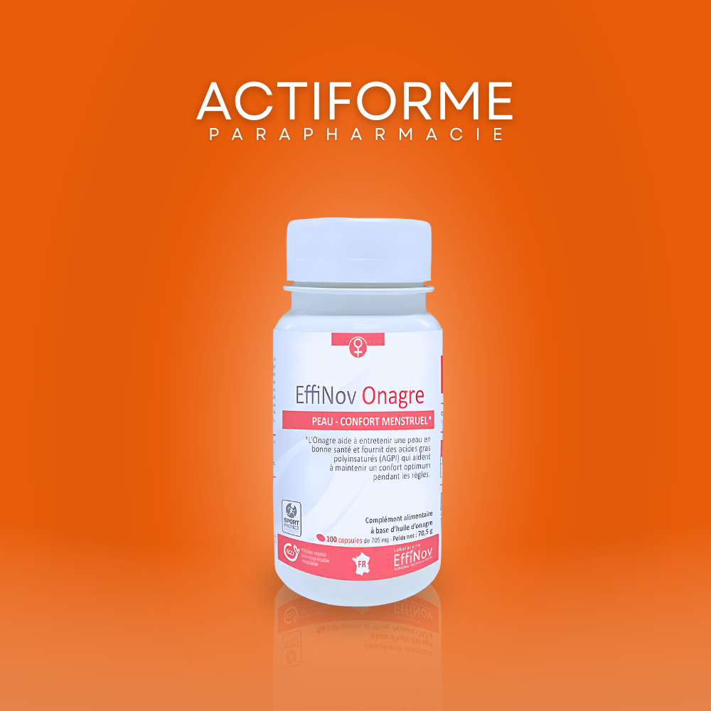 EffiNov Onagre – Peau Éclatante & Bien-Être Féminin | 100 Capsules