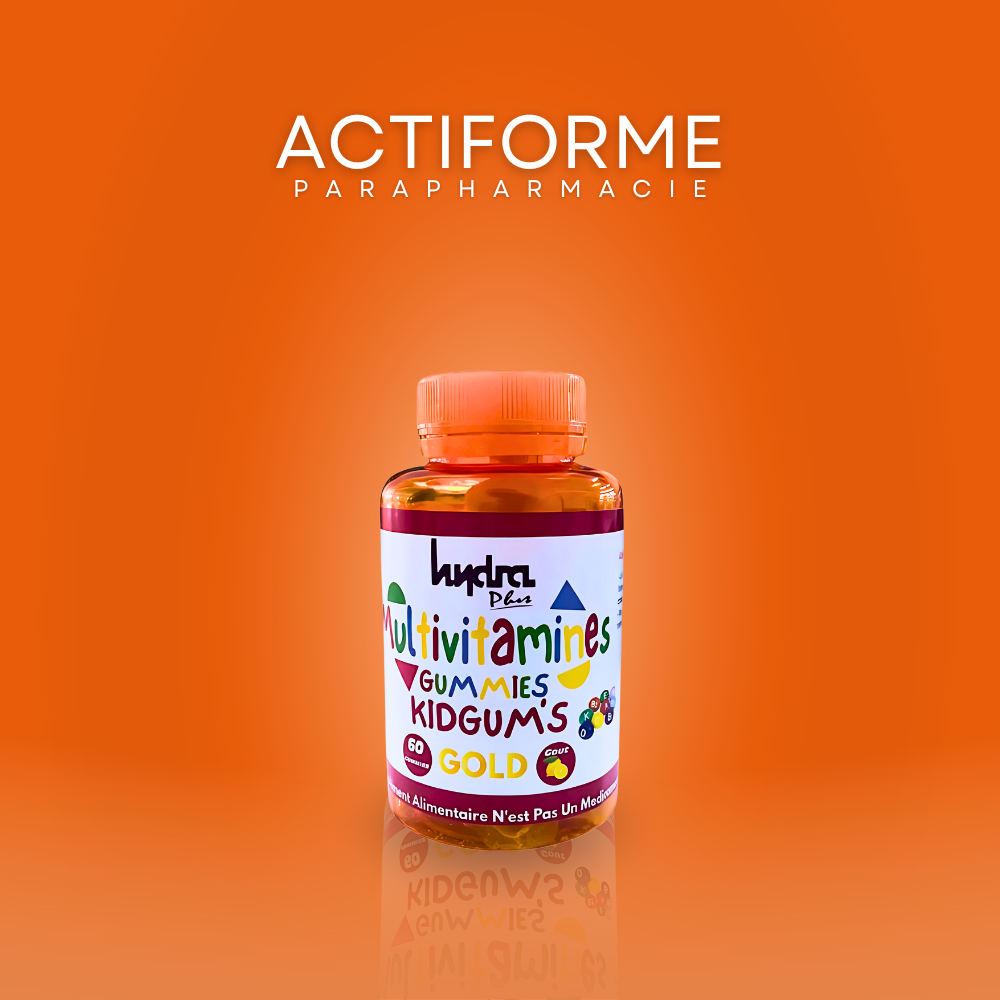 Multivitamines Gummies KidGum’s – Croissance, Immunité & Vitalité | 60 Gummies | Goût Citron
